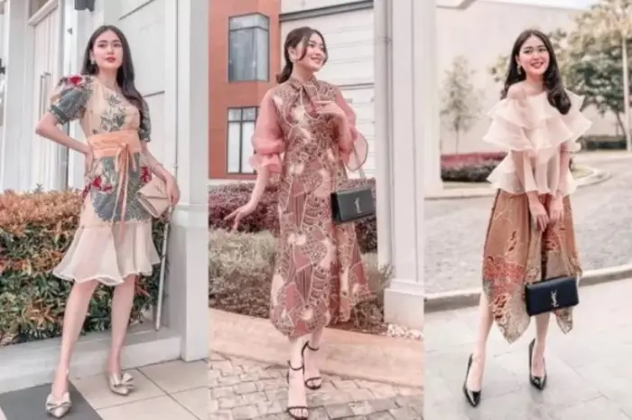 Dress Batik Wanita Dewasa Modern Terbaru